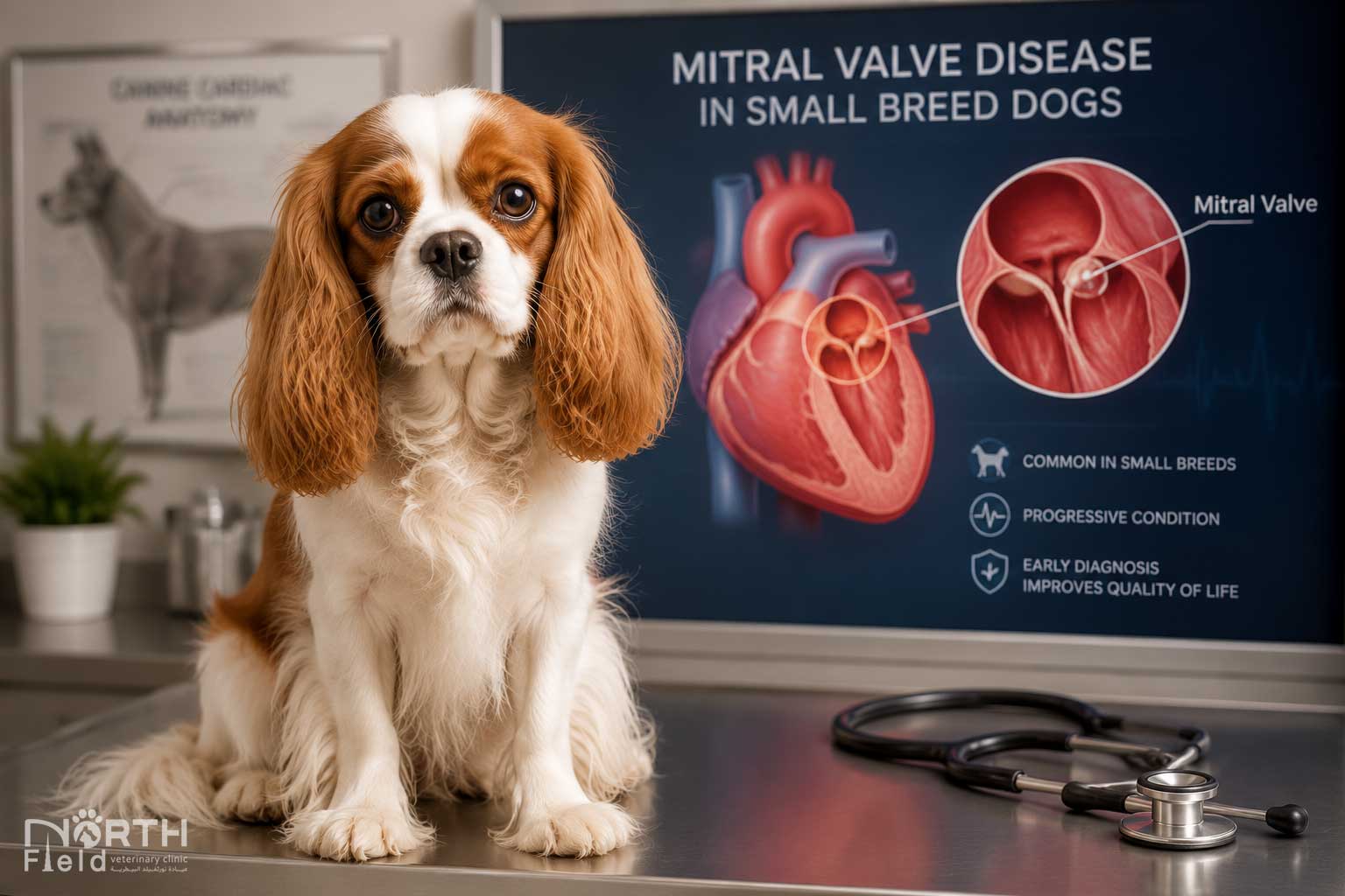 Cavalier King Charles Spaniel - mitral valve disease in dogs